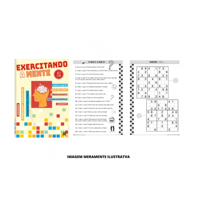 CADERNO - ANIMATIVA - 1/4 GRAMP 16F EXERCITANDO A MENTE 2